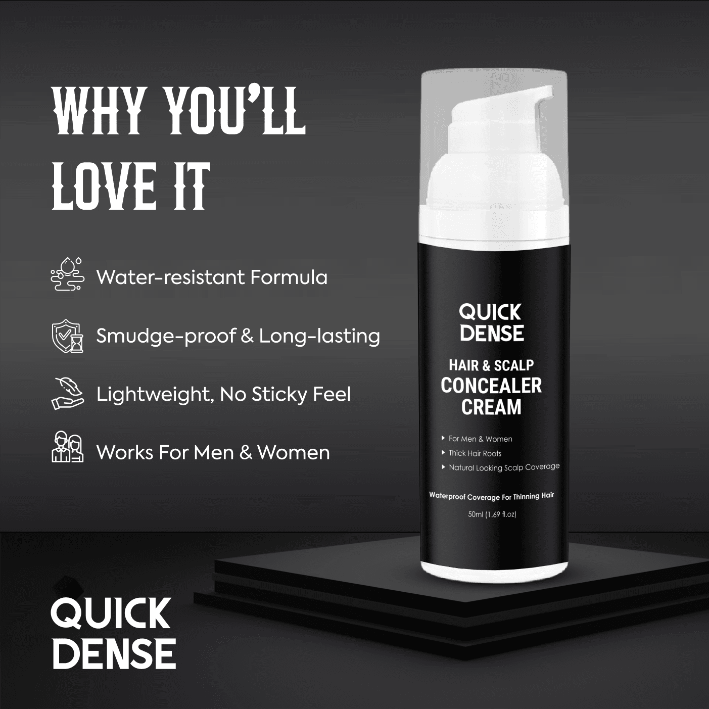 Quick Dense Scalp Concealer Cream 3