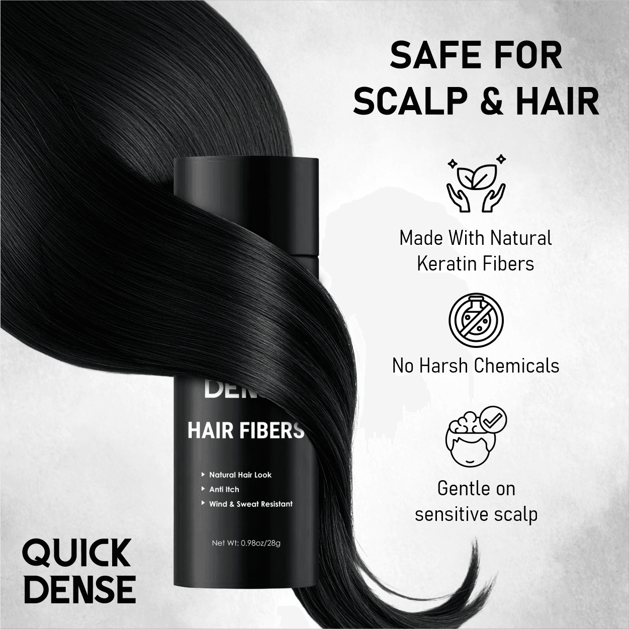 Quick Dense Hair Fiber 4