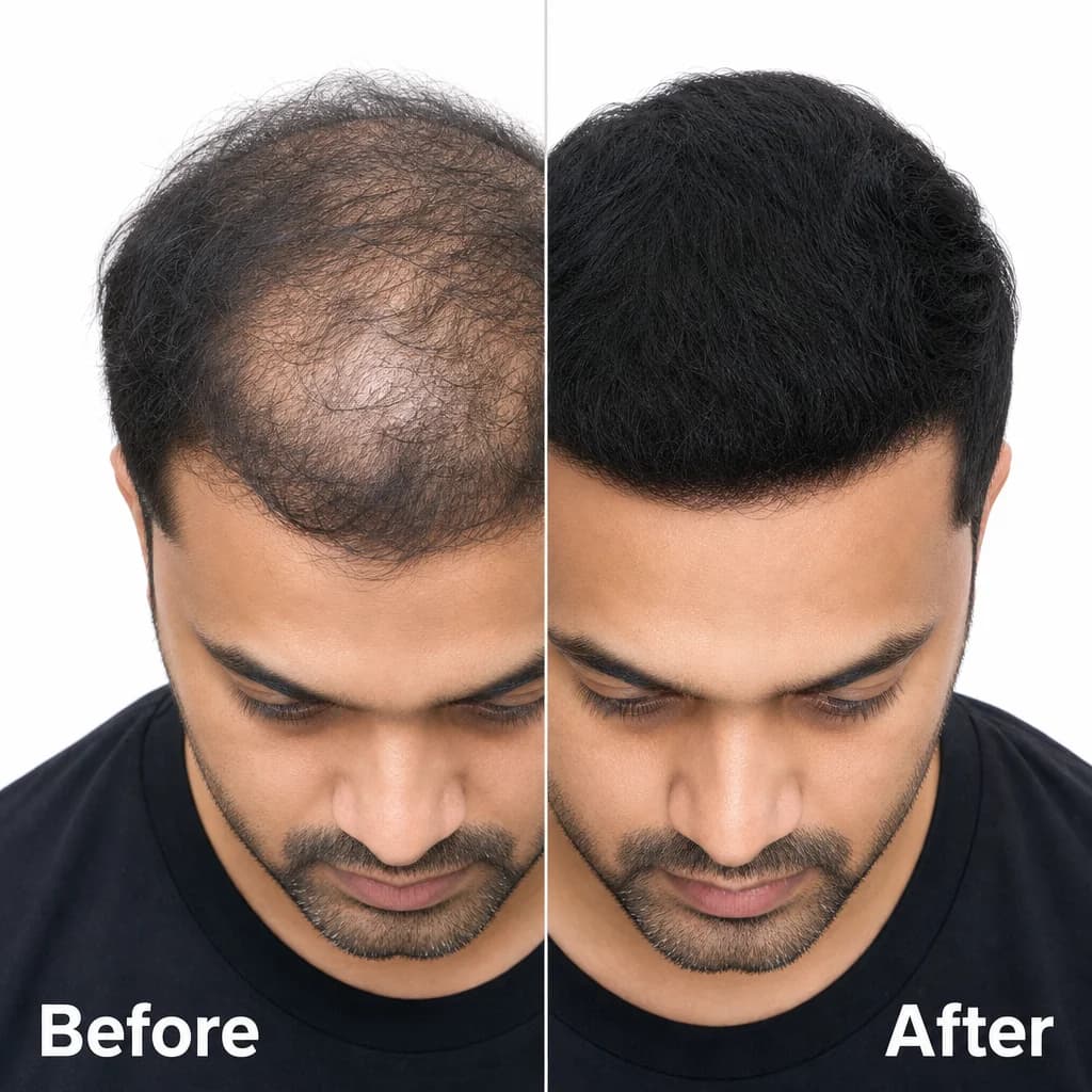Before and after — Deepak N.