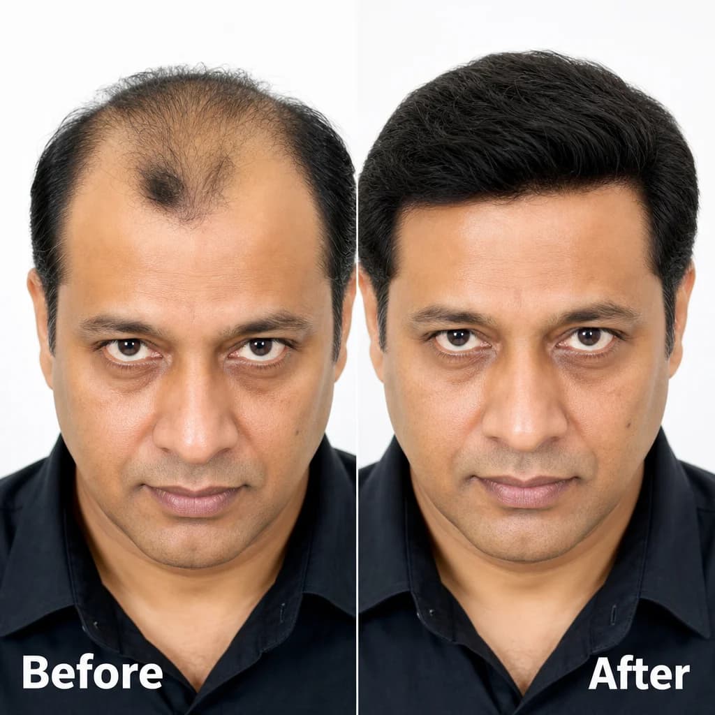 Before and after — Manish L.